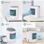 Portable Space Air Conditioner, Evaporative Personal Desk Fan, Quiet Air Cooler Misting Fan, Cordless 3 in 1 USB Air Cooler Desk Fan with Portable Handle for Home Room Office
