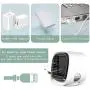 Personal Space Mini Evaporative Air Cooler, Portable Air Conditioner Fan with LED Light, 3 Speeds Portable Air Conditioners for Home Office Bedroom Outdoors Travel