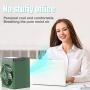 Portable Air Conditioner, 2000 mAh Personal Air Cooler Fan Evaporative Compact Rechargeable Mini AC Air Conditioner with 3 Speeds 7 Colors Night Light for Home, Office, Room, Camping Car
