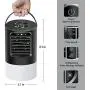 Portable Air Conditioner Fan, 2021NEW Personal Air Conditioner with 7 Colors Light, Quiet Mini Air Conditioner Portable, 3 Speeds Desk Air Conditioner, Personal Mini AC Unit, Misting Personal AC Portable Air Conditioner Fan, 2021NEW Personal Air Conditioner with 7 Colors Light, Quiet Mini Air Conditioner Portable, 3 Speeds Desk Air Conditioner, Personal Mini AC Unit, Misting Personal AC