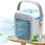 Portable Air Conditioner, Enklen Portable Cooler, Quick & Easy Way to Cool Personal Space, As Seen On TV, Suitable for Bedside, Office and Study Room. Three Wind Level Adjustment