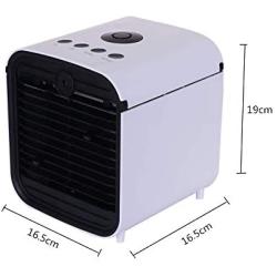 Portable Air Conditioner Fan, 3 in 1 Personal Space Air Cooler, with 3 Speeds and 7 Colors LED Night Light for Office Household Outdoors