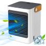 Portable Air Conditioner Fan, Evaporative Air Cooler, Fast Cooling, Built in 3000mAh Battery, USB Rechargeable, with Timer, Quiet, 3 Speeds, Air Filter, for Home, Office and Room