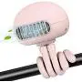TAECCL Stroller Fan Portable Bladeless Fan Mini Handheld Fan with Flexible Tripod Clip on Stroller Fan 3 Speeds Rechargeable Battery Operated Fan for Stroller ,Car Seat,Crib,Bike and Desktop (Pink) TAECCL Stroller Fan Portable Bladeless Fan Mini Handheld Fan with Flexible Tripod Clip on Stroller Fan 3 Speeds Rechargeable Battery Operated Fan for Stroller ,Car Seat,Crib,Bike and Desktop (Pink)