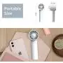 Mr. Lei Handheld Fan, Portable Mini Small Personal Fan With USB Rechargeable Battery Operated And 3 Adjustable Speed, Hand Held Fan For Girls Women Men Home Office Indoor Outdoor Travelling (White) Mr. Lei Handheld Fan, Portable Mini Small Personal Fan With USB Rechargeable Battery Operated And 3 Adjustable Speed, Hand Held Fan For Girls Women Men Home Office Indoor Outdoor Travelling (White)