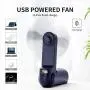 JISULIFE Pocket Handheld Fan, Mini Portable Hand Fan, Battery Operated 14-21 Working hours, USB Rechargeable Foldable Fan, Quiet Personal Fan with Power Bank, Flashlight for Indoor, Outdoor - Blue JISULIFE Pocket Handheld Fan, Mini Portable Hand Fan, Battery Operated 14-21 Working hours, USB Rechargeable Foldable Fan, Quiet Personal Fan with Power Bank, Flashlight for Indoor, Outdoor - Blue