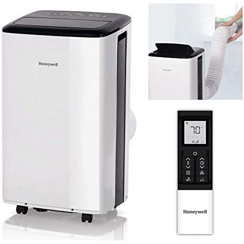 Honeywell Smart WiFi Portable Air Conditioner & Dehumidifier with Alexa Voice Control, Cools Rooms Up to 450 Sq. Ft, Includes Drain Pan & Insulation Tape, HF0CESVWK6 Honeywell Smart WiFi Portable Air Conditioner & Dehumidifier with Alexa Voice Control, Cools Rooms Up to 450 Sq. Ft, Includes Drain Pan & Insulation Tape, HF0CESVWK6