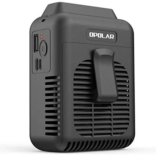 OPOLAR Mini 8000mAh Personal Waist Clip Fan, 3 Speeds, 2A Fast Charge, USB Rechargeable Battery Operated, Belt Shirt Body Necklace Wearable Fan Portable for Working, Climbing, Hiking, Outdoor Activity OPOLAR Mini 8000mAh Personal Waist Clip Fan, 3 Speeds, 2A Fast Charge, USB Rechargeable Battery Operated, Belt Shirt Body Necklace Wearable Fan Portable for Working, Climbing, Hiking, Outdoor Activity