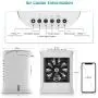 Hiteenyian Personal Air Cooler, Portable Air Conditioner Fan with Handle, Evaporative Air Cooler & Humidifier for Room Office Table Outdoor, 3-Speed