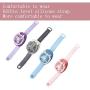 Handheld Folding Portable Wrist Fan, USB Charging Ultra-Quiet Third Gear Speed Electric Mini Watch Fan