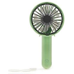 Mini Handheld Fan, Folding Table Fan Pocket Fan with 180°Rotatable Flexible Stand, Ultra Quiet Rechargeable Portable Fan for Stroller Bike Camping BBQ Gym Office Room Car Traveling (Green)