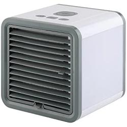 UNIKTREND Portable ac Personal Mini Air cooler and airconditioner Compact USB powered Small Air Conditioner for Desktop, Camping, Home Office, Small Room, Dog House - No Vent Personal USB AC, Portable Cooling Fan Chilly Breeze for Kids or Adults Home, Sch