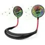 Tikduck Neck Portable Sports Fans Hand Free Mini USB Rechargeable Desk Fan Headphone Design Wearable Small Personal Table Travel Office Room Household Cooling Folding Electric Airflow (Black) Tikduck Neck Portable Sports Fans Hand Free Mini USB Rechargeable Desk Fan Headphone Design Wearable Small Personal Table Travel Office Room Household Cooling Folding Electric Airflow (Black)