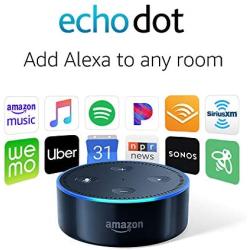 Echo Dot (2nd Generation) - Smart speaker with Alexa - Black