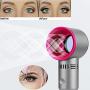 Suuker Portable Creative USB Mini Fan，Rechargeable Handheld Eyelash Fan Dryer Speed Adjustable Bladeless Fan, Small Air Conditioning Blower Fan for Eyelash Extension（Pink）