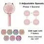 Mini Fan Portable Small Fan, 3 in 1 Handheld Fan with 7 Colors LED Night Lights, 3 Adjustable Speeds, Rechargeable Battery Operated Fan for Kids, Girls and Women Outdoors or Home Office Use. Mini Fan Portable Small Fan, 3 in 1 Handheld Fan with 7 Colors LED Night Lights, 3 Adjustable Speeds, Rechargeable Battery Operated Fan for Kids, Girls and Women Outdoors or Home Office Use.