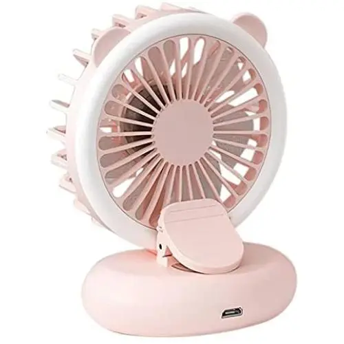 Portable Selfie Mini Handheld Fans, Battery Operated Clip on Mini Desk Fan, Portable Travel Mini Fan with LED Light Can be Clamped on the Mobile Phone to Take Photos Portable Selfie Mini Handheld Fans, Battery Operated Clip on Mini Desk Fan, Portable Travel Mini Fan with LED Light Can be Clamped on the Mobile Phone to Take Photos