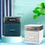 BBG Portable Evaporative Cooler, Mini Air Conditioner Fan with 3 Speeds 7 Colors LED Light, Direct Water Injection, Personal Space Air Conditioner For Office Desk, Room(Blue) BBG Portable Evaporative Cooler, Mini Air Conditioner Fan with 3 Speeds 7 Colors LED Light, Direct Water Injection, Personal Space Air Conditioner For Office Desk, Room(Blue)
