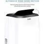Airo Comfort Portable Air Conditioner 8,000BTU – 5,000 SACC Quiet Air Conditioning Machine Cools Up to 200 Square Feet Room LED Display Auto and Dehumidifier Mode with Remote Control Airo Comfort Portable Air Conditioner 8,000BTU – 5,000 SACC Quiet Air Conditioning Machine Cools Up to 200 Square Feet Room LED Display Auto and Dehumidifier Mode with Remote Control