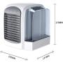 Breeze Maxx Portable Air Conditioner Fan, Personal Space Mini Evaporative Air Cooler, 3-in-1 Air Cooling Purification Humidifier for Home Office Bedroom