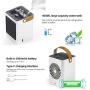 Portable Air Conditioner Fan, Evaporative Air Cooler, Fast Cooling, Built in 3000mAh Battery, USB Rechargeable, with Timer, Quiet, 3 Speeds, Air Filter, for Home, Office and Room