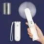 JISULIFE Handheld Fan with 4800 mAh Powerbank Max 46 Hours Runtime,Pocket Fan Portable Battery Operated or USB Powered Folding Personal Fan,3 Speeds,Enhanced Airflow,Rechargeable Quiet Mini Fan-White JISULIFE Handheld Fan with 4800 mAh Powerbank Max 46 Hours Runtime,Pocket Fan Portable Battery Operated or USB Powered Folding Personal Fan,3 Speeds,Enhanced Airflow,Rechargeable Quiet Mini Fan-White