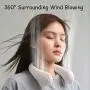 Personal Fan Neck -Portable Neck Fan Bladeless Neckband Fan,360° Cooling Neck Fan USB Rechargable Mini Fan 3-Speed Low Noise Lazy Hanging Neck Fan for Men Women Kids Summer Outdoor Indoor,White Personal Fan Neck -Portable Neck Fan Bladeless Neckband Fan,360° Cooling Neck Fan USB Rechargable Mini Fan 3-Speed Low Noise Lazy Hanging Neck Fan for Men Women Kids Summer Outdoor Indoor,White