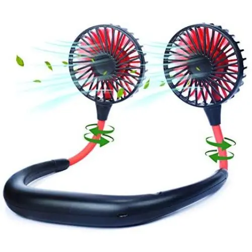 Neck Fan Portable Neckband Fan USB Rechargeable Hand Free Personal Mini Sport Fan with 3 Level Air Flow aromatherapy fan for Sports Travel Outdoor Office Reading Neck Fan Portable Neckband Fan USB Rechargeable Hand Free Personal Mini Sport Fan with 3 Level Air Flow aromatherapy fan for Sports Travel Outdoor Office Reading