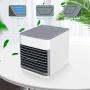 Portable Air Conditioner Fan, AnBnCn Personal Quiet USB Air Cooler with 3 Speed, Personal Air Conditioner with LED Light for Small Office and Room/Dorm/Bedroom
