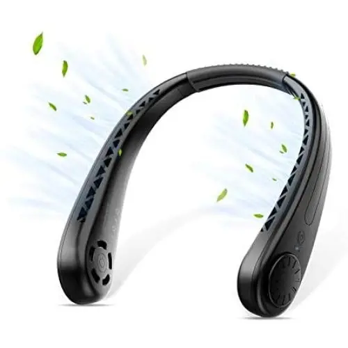 The Portable Neck Fan From Popular Earphone Design,The Leafless Neck Fan Perfect For Personal Fan, with Features,Like USB Mini Fan, Ultra-Quiet, Battery Powered Fan, Suitable For Outdoor Sports The Portable Neck Fan From Popular Earphone Design,The Leafless Neck Fan Perfect For Personal Fan, with Features,Like USB Mini Fan, Ultra-Quiet, Battery Powered Fan, Suitable For Outdoor Sports