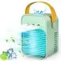 Portable Air Conditioner, Mini Fan Air Cooler Fan with 3 Wind Speeds and with 3 Spray Modes, Personal Space Humidifier with Handle Suitable for Bedroom/Office/Dorm/Camping