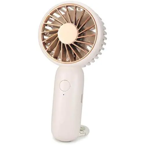 SUMAX Mini USB Handheld Pocket Fan Personal Portable Small Desk Table Electric Fan with 3 Speed Rechargeable Battery Operated, Adjustable Powerful Wind for Women Kids Office & Outdoor, White SUMAX Mini USB Handheld Pocket Fan Personal Portable Small Desk Table Electric Fan with 3 Speed Rechargeable Battery Operated, Adjustable Powerful Wind for Women Kids Office & Outdoor, White