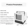 Air Cooler, Evaporative Air Cooler& Portable Air Conditioner/Humidifier Mini-negative Ion USB Air Conditioning Fan, Desktop Cooler Office Refrigeration Strong, Low Noise Design with Night Light 2021 Air Cooler, Evaporative Air Cooler& Portable Air Conditioner/Humidifier Mini-negative Ion USB Air Conditioning Fan, Desktop Cooler Office Refrigeration Strong, Low Noise Design with Night Light 2021
