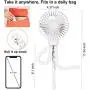 scurry Stroller Fan, Portable Desk Fan, Mini USB Fan, 2600mAH Rechargeable Battery Operated Fan with LED Light and Aromatherapy, Flexible Tripod Design Personal Handheld Fan for Stroller (White) scurry Stroller Fan, Portable Desk Fan, Mini USB Fan, 2600mAH Rechargeable Battery Operated Fan with LED Light and Aromatherapy, Flexible Tripod Design Personal Handheld Fan for Stroller (White)