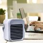 Portable Air Conditioner, Yiomar Fast Cooling Air Fan Humidifiers, Evaporative Air Cooler Fan with 3 Speeds, 7 Colors LED Light, Low db, Mini Personal Air Purifier Cooler Fan for Bedroom, Home, Office