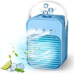 Portable Air Conditioner, Personal Fans, Mini Air Conditioner with Filter, USB Cable, Three Speed Modes, Comfortable Сarrying Handle, Personal Quiet Fan, AC for Room, Office, Outdoor, Travel