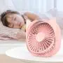 Personal Desk Fan Small Quiet USB Plug in, Mini Portable Table Fans for Sleeping Bedroom Nightstand, 3 Speeds Adjustable, Rotatable, Anti-slip, Fast Cooling for Home Office Dorm Work Travel (Pink) Personal Desk Fan Small Quiet USB Plug in, Mini Portable Table Fans for Sleeping Bedroom Nightstand, 3 Speeds Adjustable, Rotatable, Anti-slip, Fast Cooling for Home Office Dorm Work Travel (Pink)