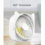 Personal Desk Fan Small Quiet USB Plug in, Mini Portable Table Fans for Sleeping Bedroom Nightstand, 3 Speeds Adjustable, Rotatable, Anti-slip, Fast Cooling for Home Office Dorm Work Travel (Pink) Personal Desk Fan Small Quiet USB Plug in, Mini Portable Table Fans for Sleeping Bedroom Nightstand, 3 Speeds Adjustable, Rotatable, Anti-slip, Fast Cooling for Home Office Dorm Work Travel (Pink)