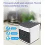 mini air conditioner,silent USB powered, three-speed variable speed,Personal Air Conditioner,suitable office desktop,Small fan in bedroom at night with built-in LED light, quiet