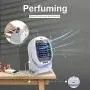 Mini Air Cooler Fan - Portable AC Fans with Cooling and Perfuming Function, 3 Wind Speeds, USB Powered Personal Table Fan for Home, Office, Bedroom, Camping and Car Mini Air Cooler Fan - Portable AC Fans with Cooling and Perfuming Function, 3 Wind Speeds, USB Powered Personal Table Fan for Home, Office, Bedroom, Camping and Car