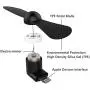 Personal Mini USB Fans for Cellphones - 4 Pack Portable Phone Fan Small Pocket Fan Fast Cooling Travel Fans for IOS Phone 12/11/10/9/8/iPad (Black)