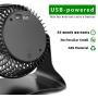 iLaif USB Small Desk Fan 6 Inch Portable Fan 3 Speed Strong Airflow Quiet Operation 360° Rotate Mini Personal Small Table Fan for Bedroom, Home, Office
