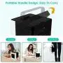Portable Air Conditioner, Mini Air Cooler, Personal Evaporative Air Conditioner Fan, New Misting Fan with 1 USB Cable, 7 Colors LED Light for Home, Office and Room