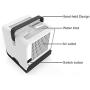 Air Cooler, Evaporative Air Cooler& Portable Air Conditioner/Humidifier Mini-negative Ion USB Air Conditioning Fan, Desktop Cooler Office Refrigeration Strong, Low Noise Design with Night Light 2021