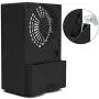 ZSHIKJ Mini Air Conditioner, Evaporative Air Cooler Fan Air Conditioner Portable, Small Personal AC Unit Portable Air Conditioner for Desk Room (Black)
