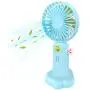 portable fan, handheld mini fan rechargeable, 3 adjustable speed portable mister for outdoors, Personal fan of exquisite fashion for travel, outdoor hiking (blue) portable fan, handheld mini fan rechargeable, 3 adjustable speed portable mister for outdoors, Personal fan of exquisite fashion for travel, outdoor hiking (blue)
