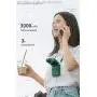 Mini Fan, Portable USB Rechargeable Folding Fan, Folding fan Has Three Gears Of Wind Speed, Folding Mobile Phone Bracket. 3000mAh Power Supply Provides Emergency Charging For The Device ( Green )