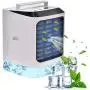 Naysku Portable Air Conditioner Fan, Personal Space Mini Air Cooler Quiet Desk Fan with Handle, Misting Fan, 3 Speeds USB Fan for Home, Office, Room, Office, Outdoor, Travel Naysku Portable Air Conditioner Fan, Personal Space Mini Air Cooler Quiet Desk Fan with Handle, Misting Fan, 3 Speeds USB Fan for Home, Office, Room, Office, Outdoor, Travel