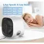 Air Cooler, Evaporative Air Cooler& Portable Air Conditioner/Humidifier, 2021 Mini Air Conditioner Noiselessness with USB Charge, 3 Adjustable Speeds with LED Lighting for Room Home Office (M) Air Cooler, Evaporative Air Cooler& Portable Air Conditioner/Humidifier, 2021 Mini Air Conditioner Noiselessness with USB Charge, 3 Adjustable Speeds with LED Lighting for Room Home Office (M)