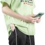 Handheld Mini Fan Portable, Hand Held Personal Foldable Pocket Fan Rechargeable Battery Operated & USB Powered 2000mAh Power Bank Feature Flashlight Function 2 Speeds for Home Sports Travel(Green)